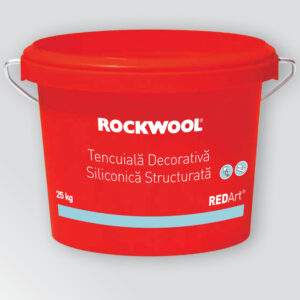 Tencuiala Decorativa Siliconica Rockwool RedArt Structurata 25Kg