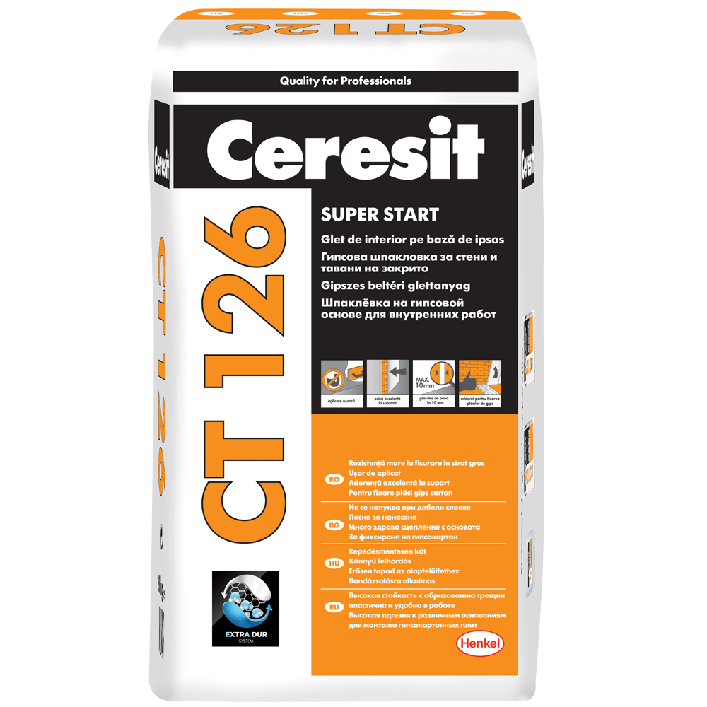 Ceresit Glet Interior CT 126 20KG - Filge Materiale de Construcții