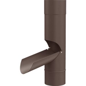 Element deversare burlan metalic METIGLA Ø 100 mm maro RAL 8017