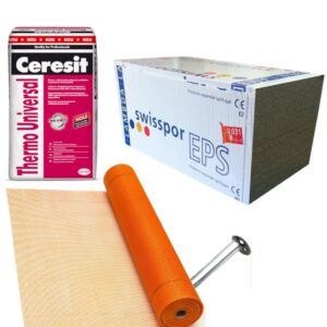 Termosistem Complet SWISSPOR GRAFITAT EPS80 10CM 1M2