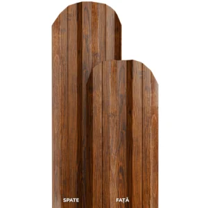 SIPCA METALICA TISA 0,5MM, SPATE NUC STRIAT, FATA NUC STRIAT 11,5CM 0,4M