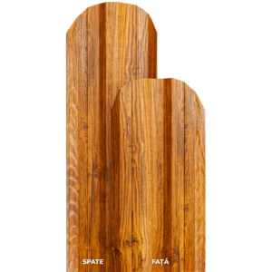 SIPCA METALICA TISA 0,5MM, SPATE STEJAR STRIAT, FATA STEJAR STRIAT 11,5CM 0,4M