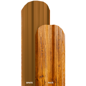 SIPCA METALICA TISA 0,4MM, SPATE MARO, FATA STEJAR STRIAT 11,5CM 0,4M