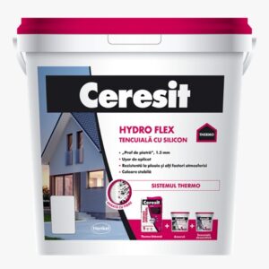Ceresit Hydro Flex – Tencuiala decorativa cu silicon si fibre de armare 25kg ETNA 1