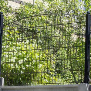 Plasa Gri Antracit 2d (RAL7016) Dublu Fir 4,5/4/4,5mm Semicerc 1500x2000