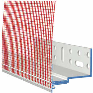 Profil de soclu PVC cu lacrimar si plasa Baumit SockelProfil therm 14cm