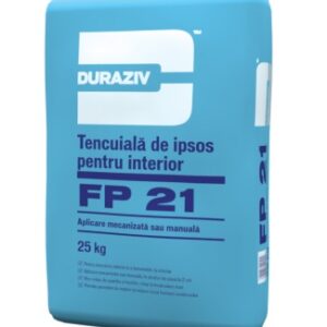 Duraziv FP 21, Tencuială mecanizată de ipsos pentru interior 25KG
