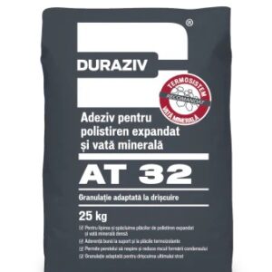 DURAZIV AT 32 - Adeziv pentru polistiren expandat și vată minerală 25KG