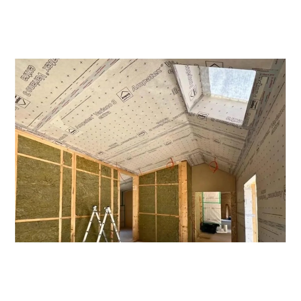 Ampatex Variano 3 extra, 75m², 150cm x 50m - Membrană barieră de vapori variabilă, armată si etansă la aer, interior si exterior - imagine 3