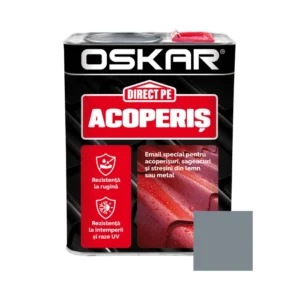 Email Oskar Direct pe acoperis GRI METALIZAT 2,5L