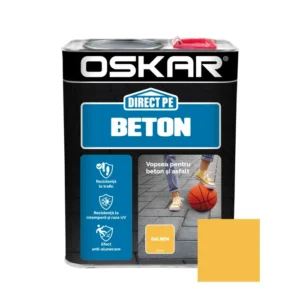 Email Oskar Direct pe beton GALBEN 2,5L
