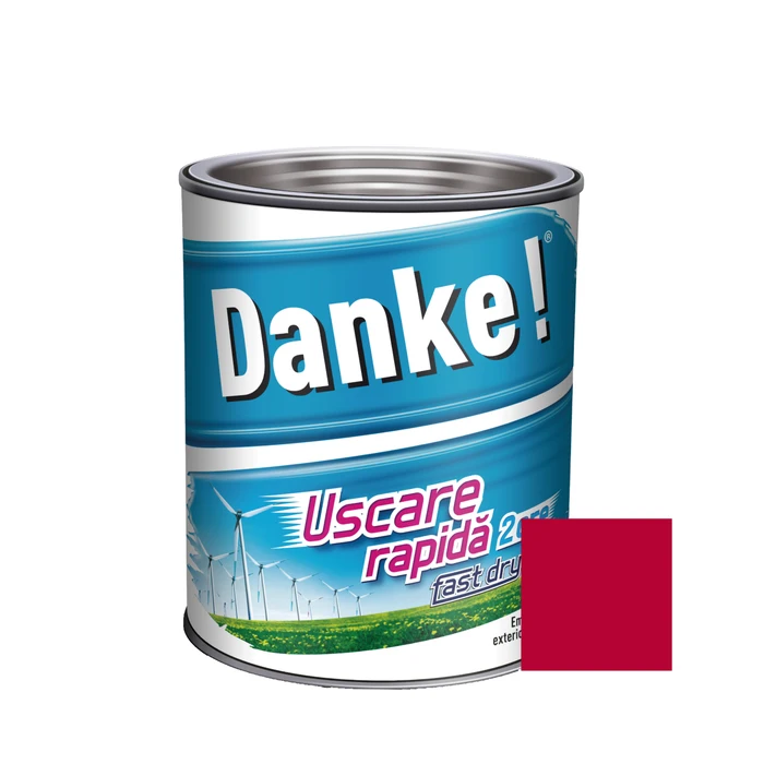 Email danke! Uscare rapida lemn/metal, rosu aprins 0,75l