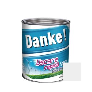 Email danke! Uscare rapida lemn/metal, alb lucios 10l