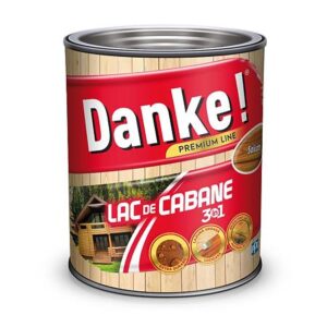 Lac pentru cabane 3 in 1, Danke, Salcam, 0,75L