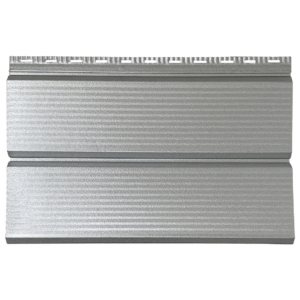 Lambriu Metalic Venus Striat 0,5mm, culoare spate Galvanum, culoare fata Galvanum 260x2500mm