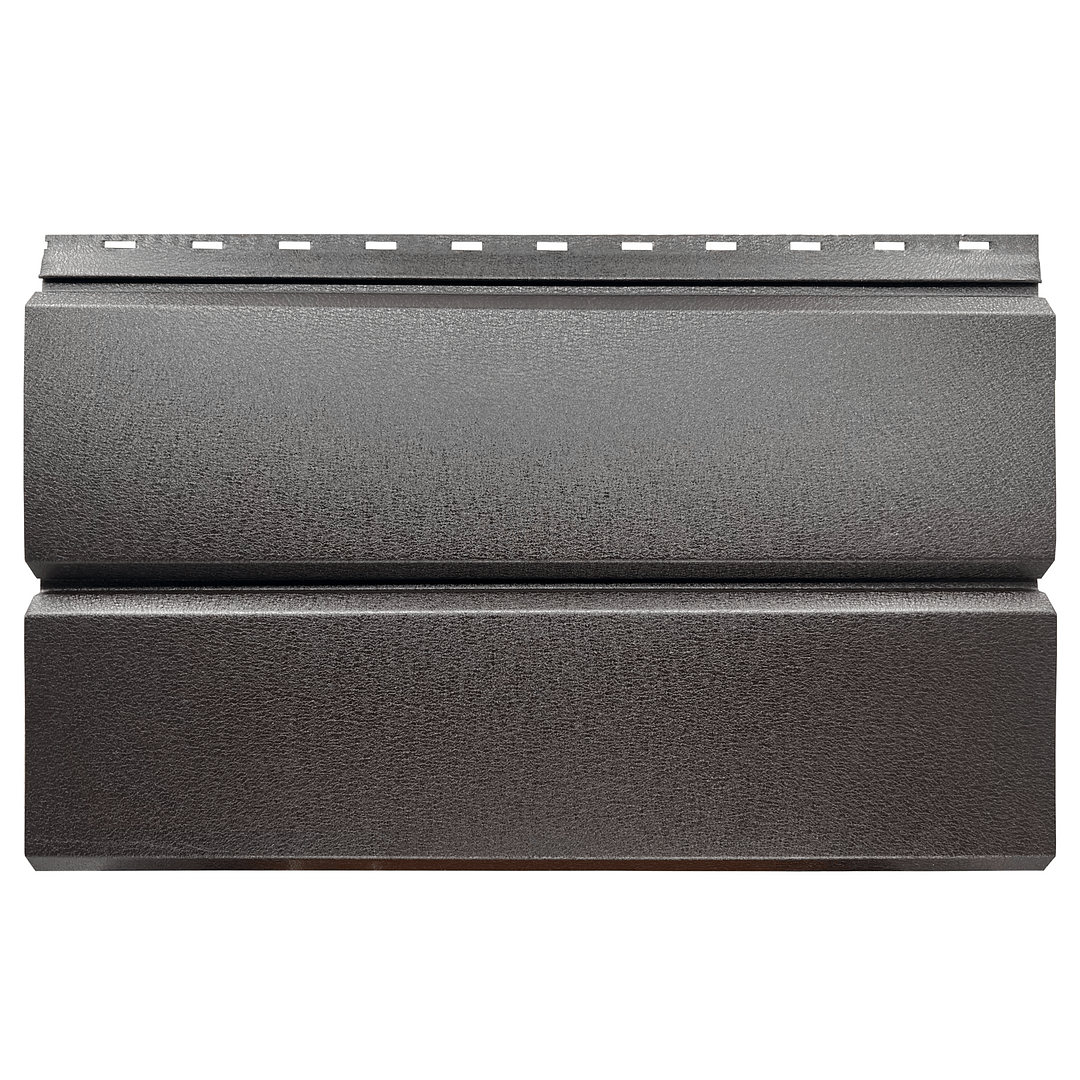 Lambriu Metalic Jupiter Drept 0,45mm, culoare spate Maro, culoare fata Maro Espresso Ral8019 260x2500mm