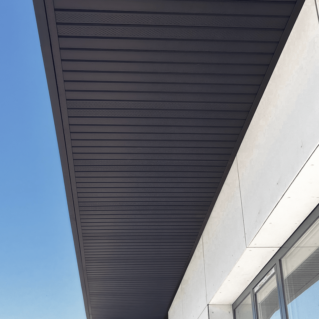 Lambriu Metalic Jupiter Drept 0,45mm, culoare spate Maro, culoare fata Maro Espresso Ral8019 260x2500mm - imagine 2