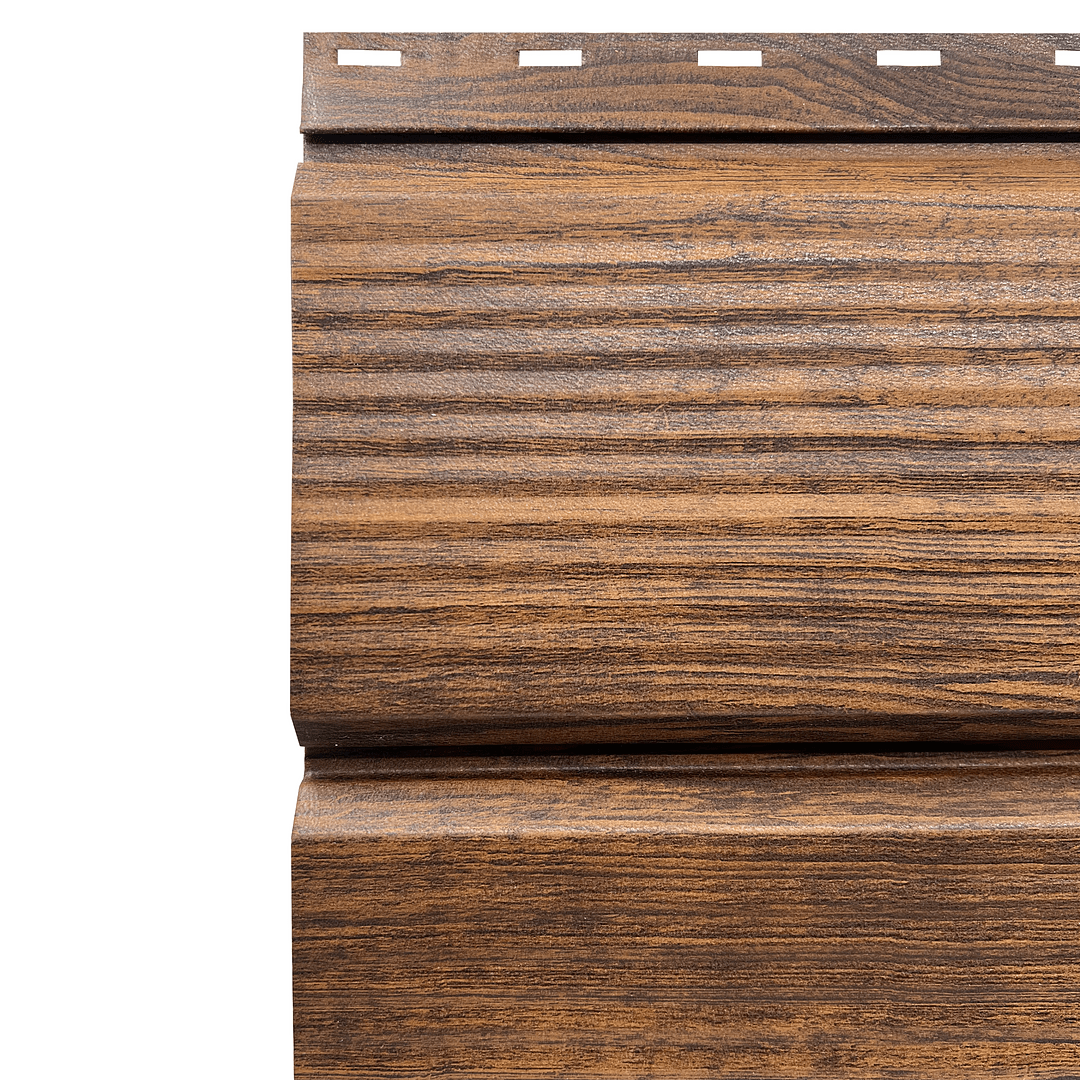 Lambriu Metalic Venus Striat 0,4mm, culoare spate Maro, culoare fata Mahon 260x2500mm - imagine 3