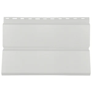 Lambriu Metalic Jupiter Drept 0,45mm, culoare spate Alb, culoare fata Alb Alpin 260x2500mm