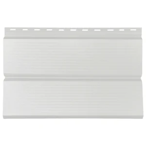 Lambriu Metalic Venus Striat 0,45mm, culoare spate Alb, culoare fata Alb Alpin 260x2500mm