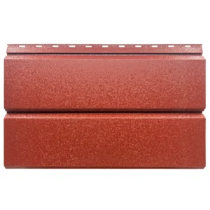 Lambriu Metalic Jupiter Drept 0,5mm, culoare spate Vișiniu, culoare fata Cărămidă Roșie ral3009 260x2500mm