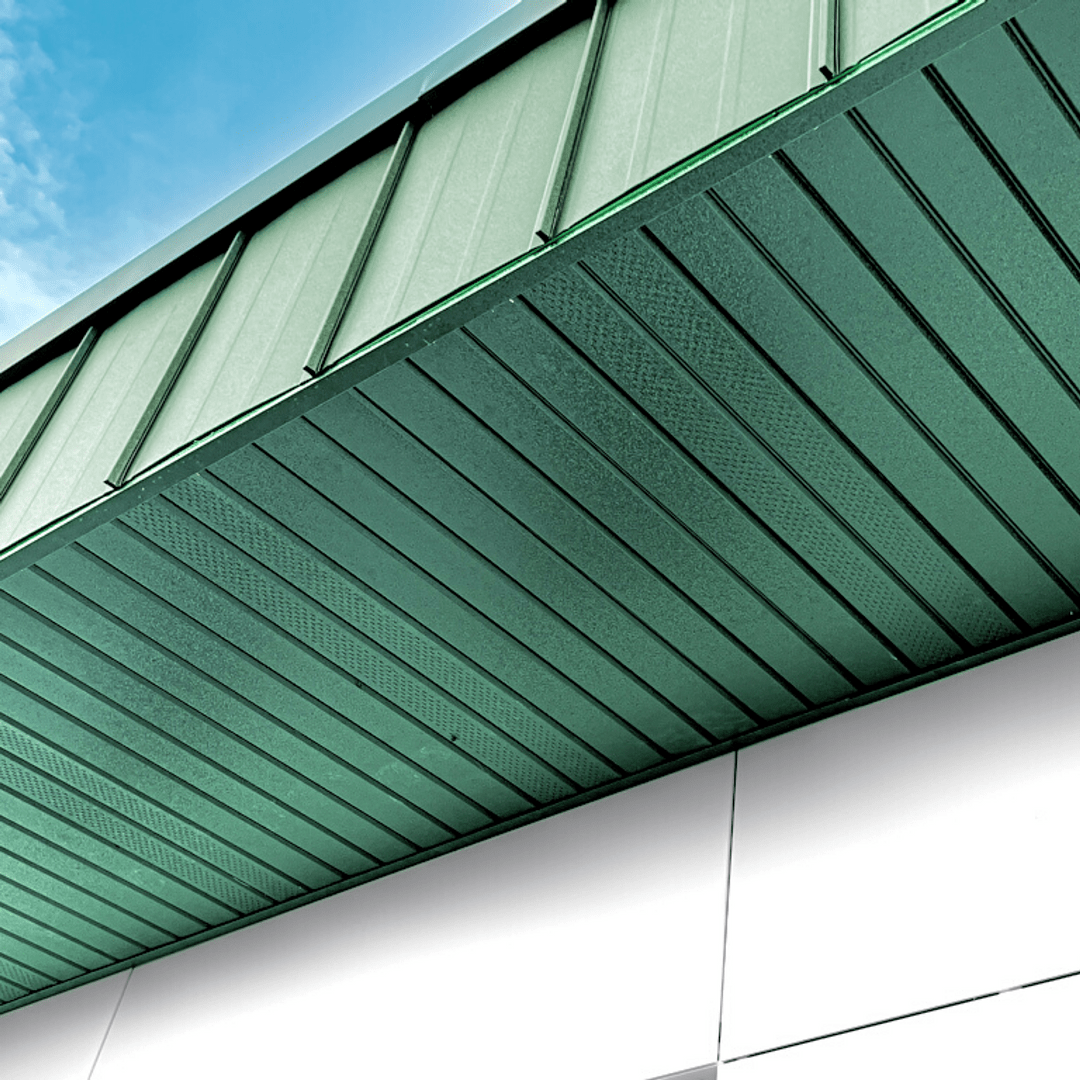 Lambriu Metalic Jupiter Drept 0,5mm, culoare spate Verde, culoare fata Verde Pin Ral6005 260x2500mm - imagine 2