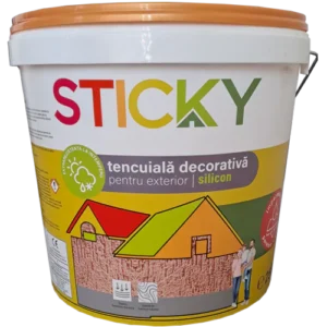 Sticky Cappucino scoarta copac 2mm 25kg, tencuială decorativă structurată